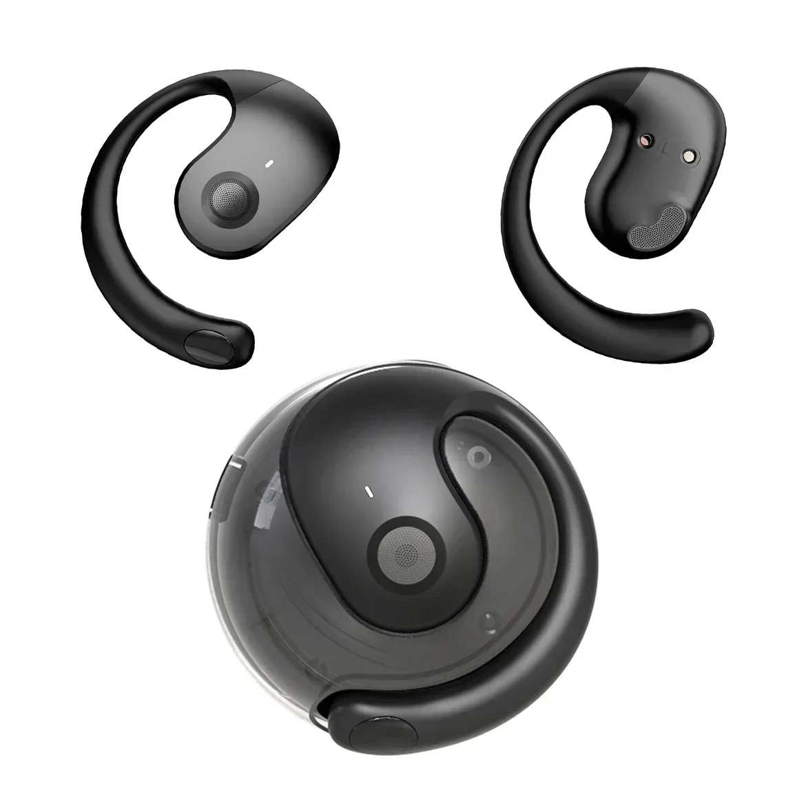 Headphones - Transparante TWS Bluetooth-headset met display, draadloze