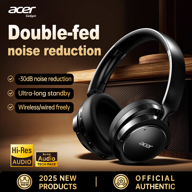 Anc Wireless Over Ear Headphones - Acer Ohr560 Over-Ear Draadloze Bluetooth Hoofdtelefoon,
