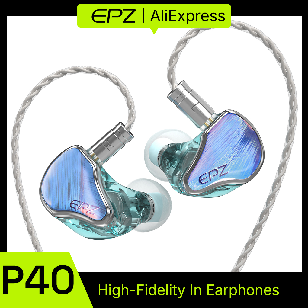 Planar Magnetic Iem Earphones - EPZ P40 Hybrid IEM 2DD+Planar+PZT bedrade