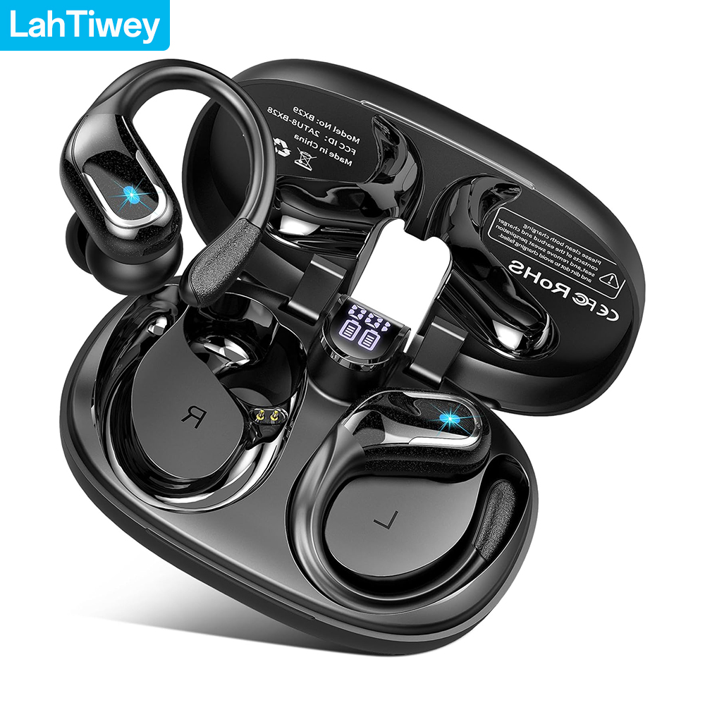 Type C Wired Earphones With Mic - Draadloze oordopjes Sport, 75 uur speeltijd