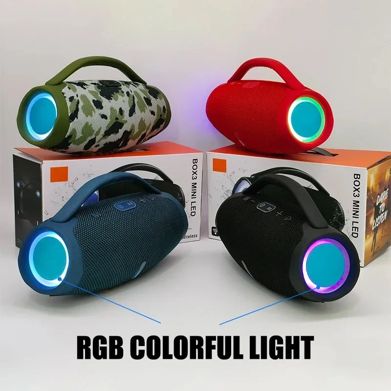 Portable Bluetooth Speaker Waterproof Ipx7 - Draagbare Boombox 3 Draadloze Bluetooth Speaker