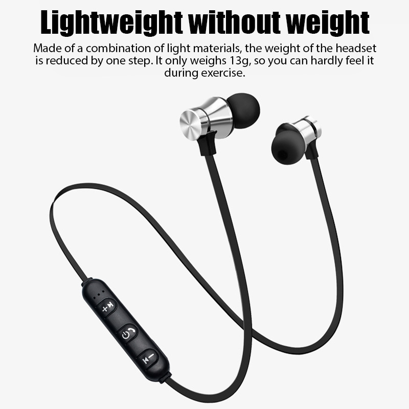 Magnetic Neckband Sports Earphones - XT11 Bluetooth 4.2 draadloze oortelefoon Sportheadset