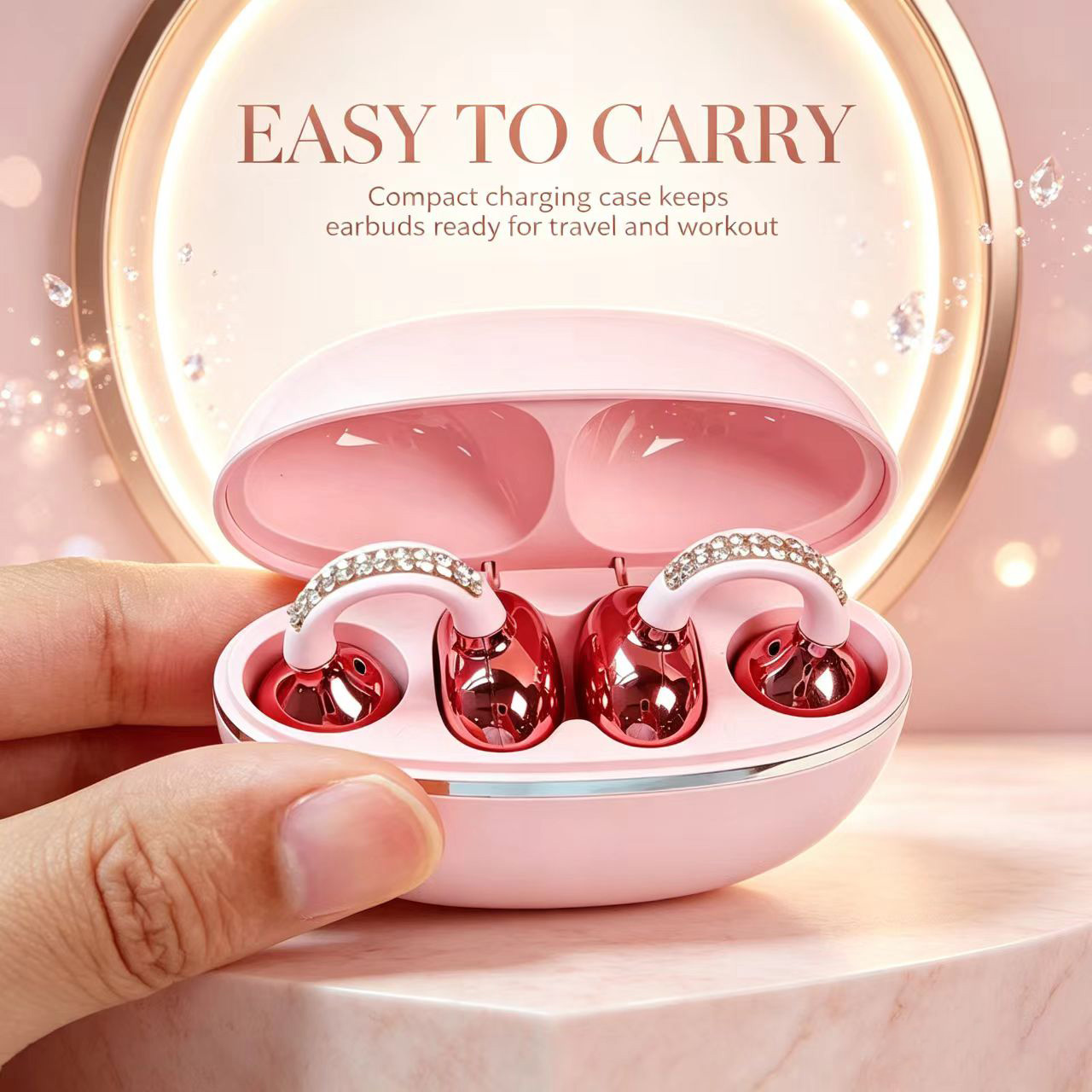 Rhinestone Open Ear Clip Draad - Sleep Mask Headphones Bluetooth recensie en prijs