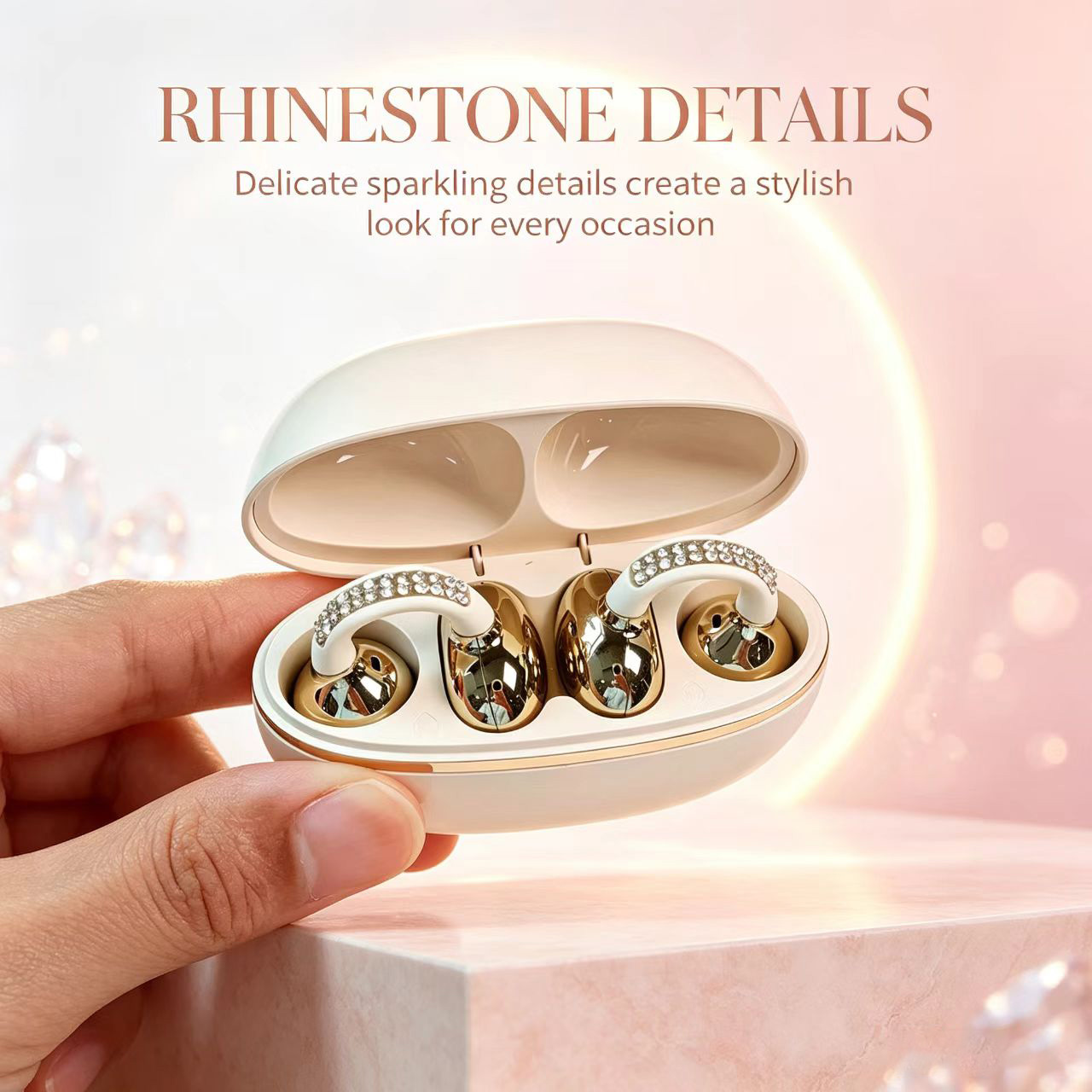Rhinestone Open Ear Clip Draad - Sleep Mask Headphones Bluetooth recensie en prijs