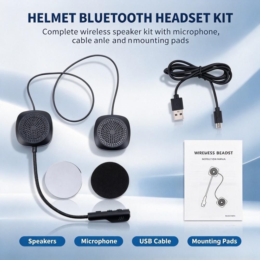 Motorhelm met Bluetooth-headse - Speakers recensie en prijs