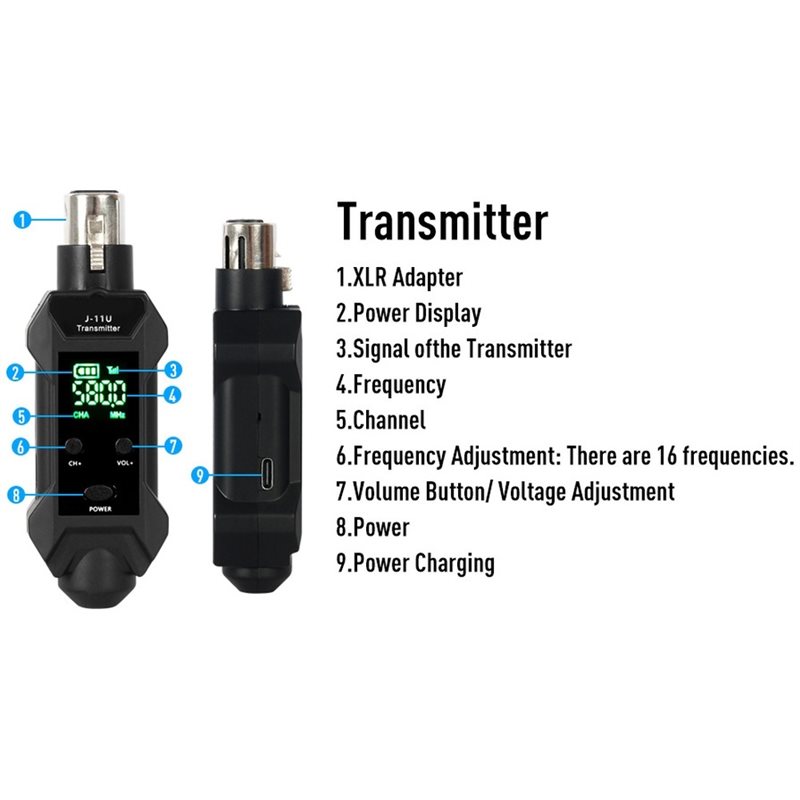 | DRAAGBAAR |   J-11U Draadloz - In Ear Monitors For Singers recensie en prijs