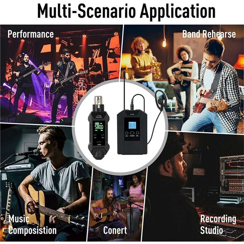 | DRAAGBAAR |   J-11U Draadloz - In Ear Monitors For Singers recensie en prijs