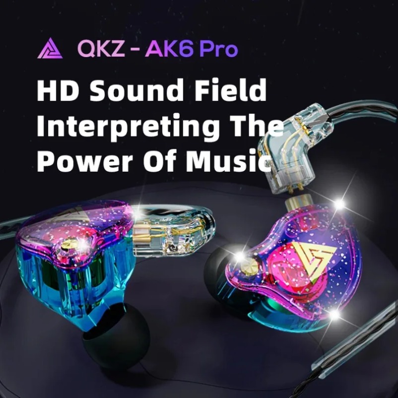 QKZ AK6 Pro In-Ear Monitor Bed - In Ear Monitors For Singers recensie en prijs