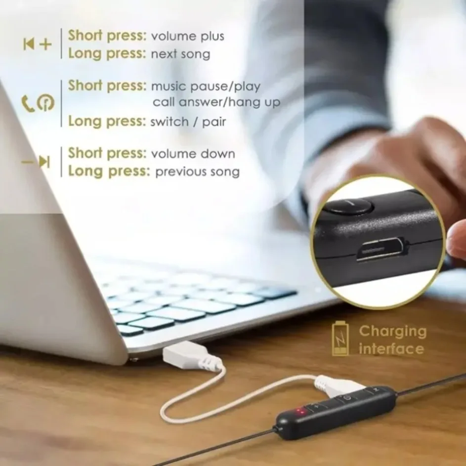 reo Sound met bediening, nekba - Magnetic Neckband Sports Earphones recensie en prijs