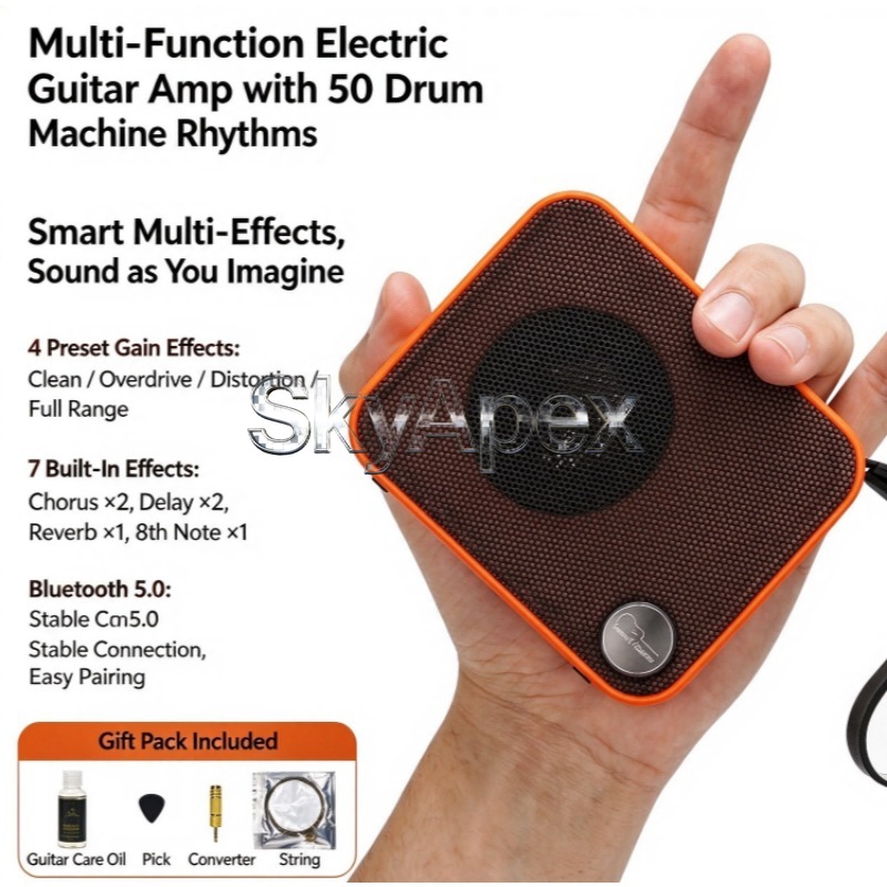 Draagbare mini-gitaarspeaker,  - Speakers recensie en prijs