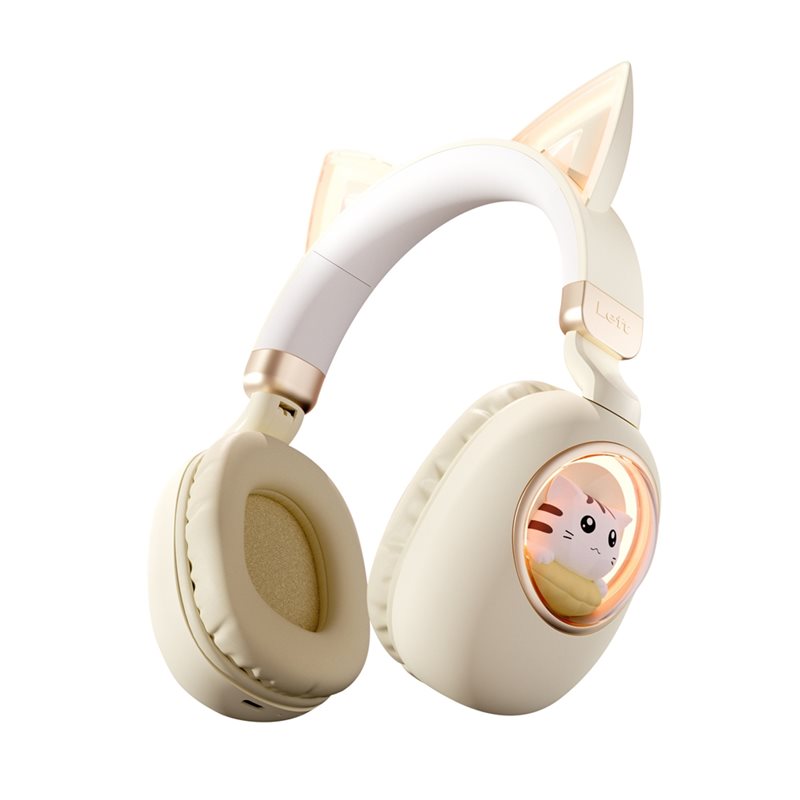Opvouwbare draadloze Bluetooth - Cat Ear Bluetooth Headset Led recensie en prijs