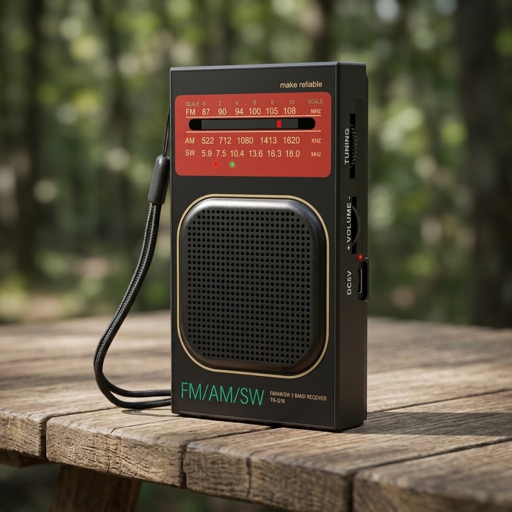 Compacte, oplaadbare FM/AM/SW- - Headphones recensie en prijs