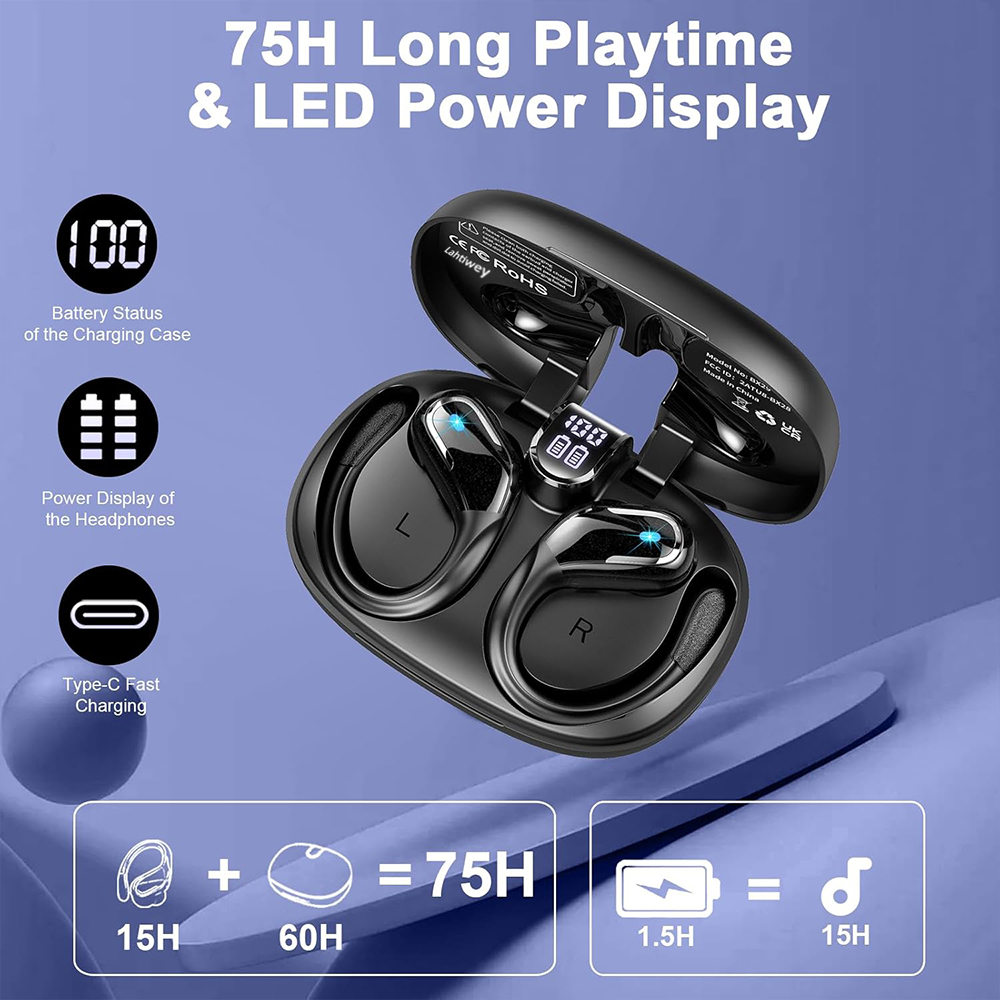 Draadloze oordopjes Sport, 75  - Type C Wired Earphones With Mic recensie en prijs