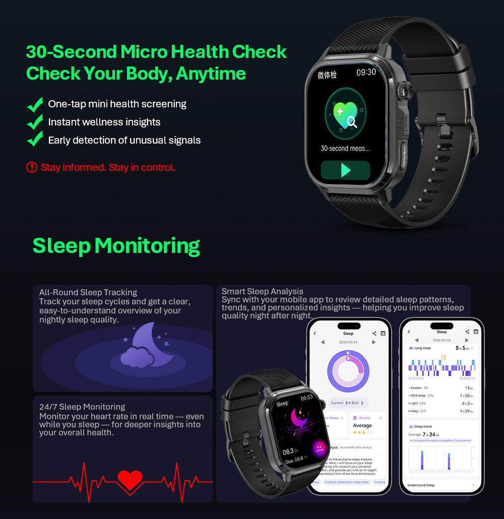 VALDUS CARDIGO Heren Dames ECG - Smartwatches recensie en prijs