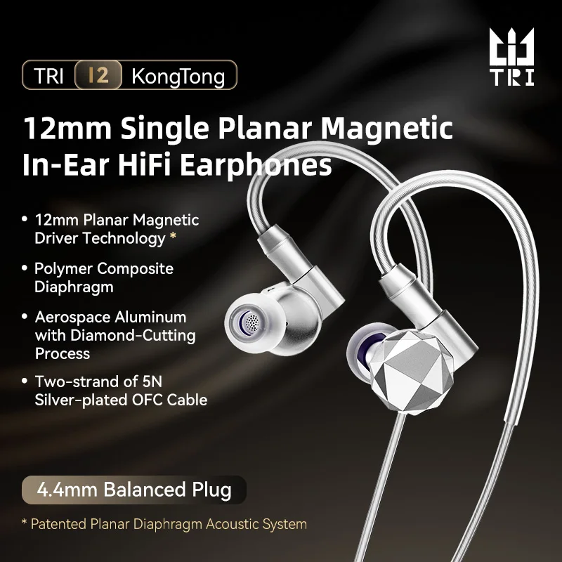 KBEAR TRI KongTong I2 Oordopje - Planar Magnetic Iem Earphones recensie en prijs